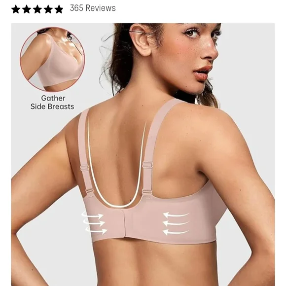 Seamless Black Bra - Picture 3 of 4